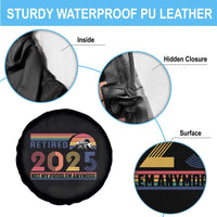 Retro Retired 2025 Spare Tire Cover Not My Problem Anymore