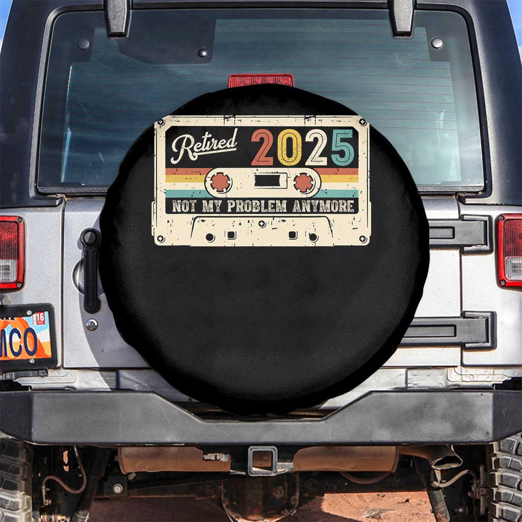 Retired 2025 Spare Tire Cover Not My Problem Anymore Retro Cassette