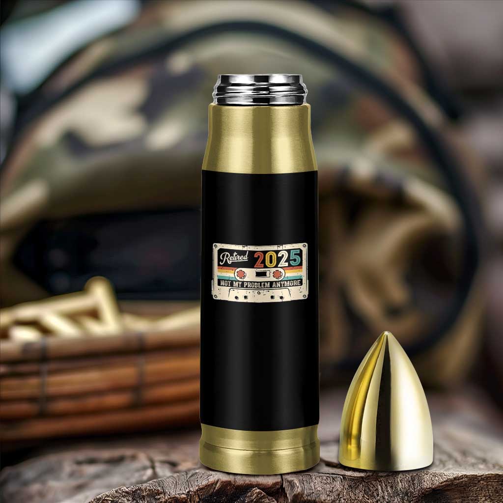 Retired 2025 Bullet Tumbler Not My Problem Anymore Retro Cassette