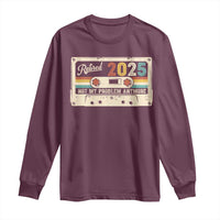 Retired 2025 Long Sleeve Shirt Not My Problem Anymore Retro Cassette