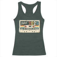 Retired 2025 Racerback Tank Top Not My Problem Anymore Retro Cassette