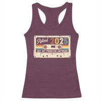 Retired 2025 Racerback Tank Top Not My Problem Anymore Retro Cassette