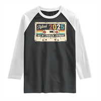 Retired 2025 Raglan Shirt Not My Problem Anymore Retro Cassette