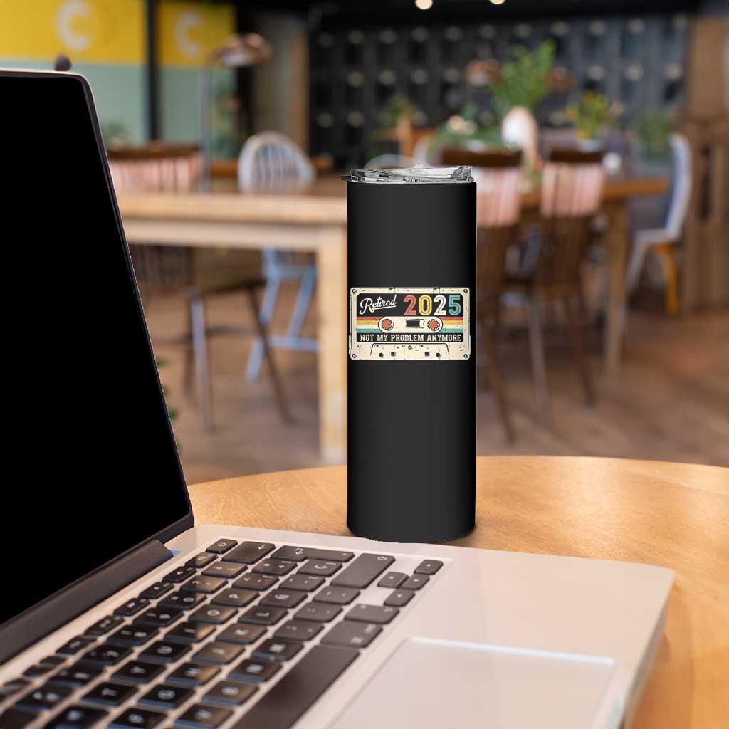 Retired 2025 Skinny Tumbler Not My Problem Anymore Retro Cassette
