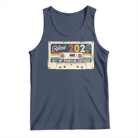 Retired 2025 Tank Top Not My Problem Anymore Retro Cassette