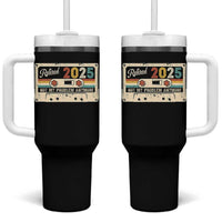 Retired 2025 Tumbler With Handle Not My Problem Anymore Retro Cassette