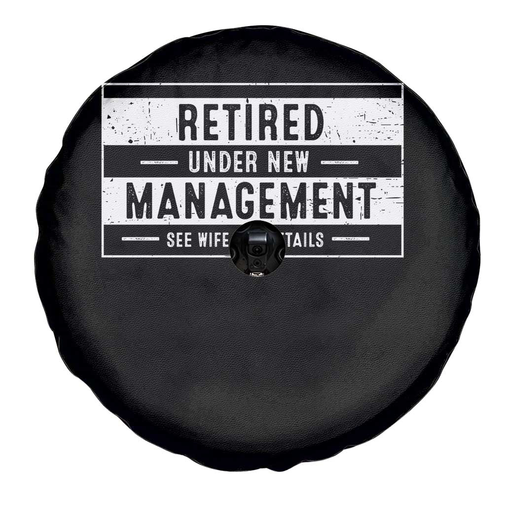 Funny Retirement Presents Spare Tire Cover Retired Under New Management See Wife for Details