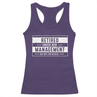 Funny Retirement Presents Racerback Tank Top Retired Under New Management See Wife for Details