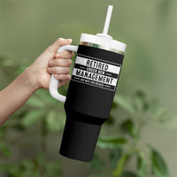 Funny Retirement Presents Tumbler With Handle Retired Under New Management See Wife for Details