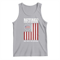 Funny Retired 2025 Tank Top Under New Management See Wife for Details American Flag