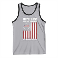 Funny Retired 2025 Tank Top Under New Management See Wife for Details American Flag