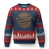 Retired Est 2025 Ugly Christmas Sweater Not My Problem Anymore Vintage Retirement Gifts - Wonder Print Shop