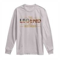 The Legend Has Retired 2025 Long Sleeve Shirt Retro American Flag