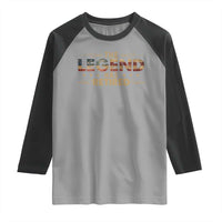 The Legend Has Retired 2025 Raglan Shirt Retro American Flag