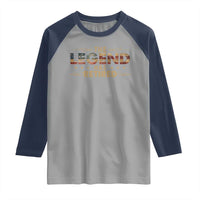 The Legend Has Retired 2025 Raglan Shirt Retro American Flag
