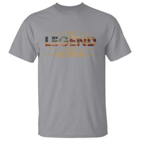The Legend Has Retired 2025 T Shirt Retro American Flag