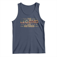 The Legend Has Retired 2025 Tank Top Retro American Flag
