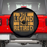 Retro The Legend Has Retired Spare Tire Cover Retirement Gifts