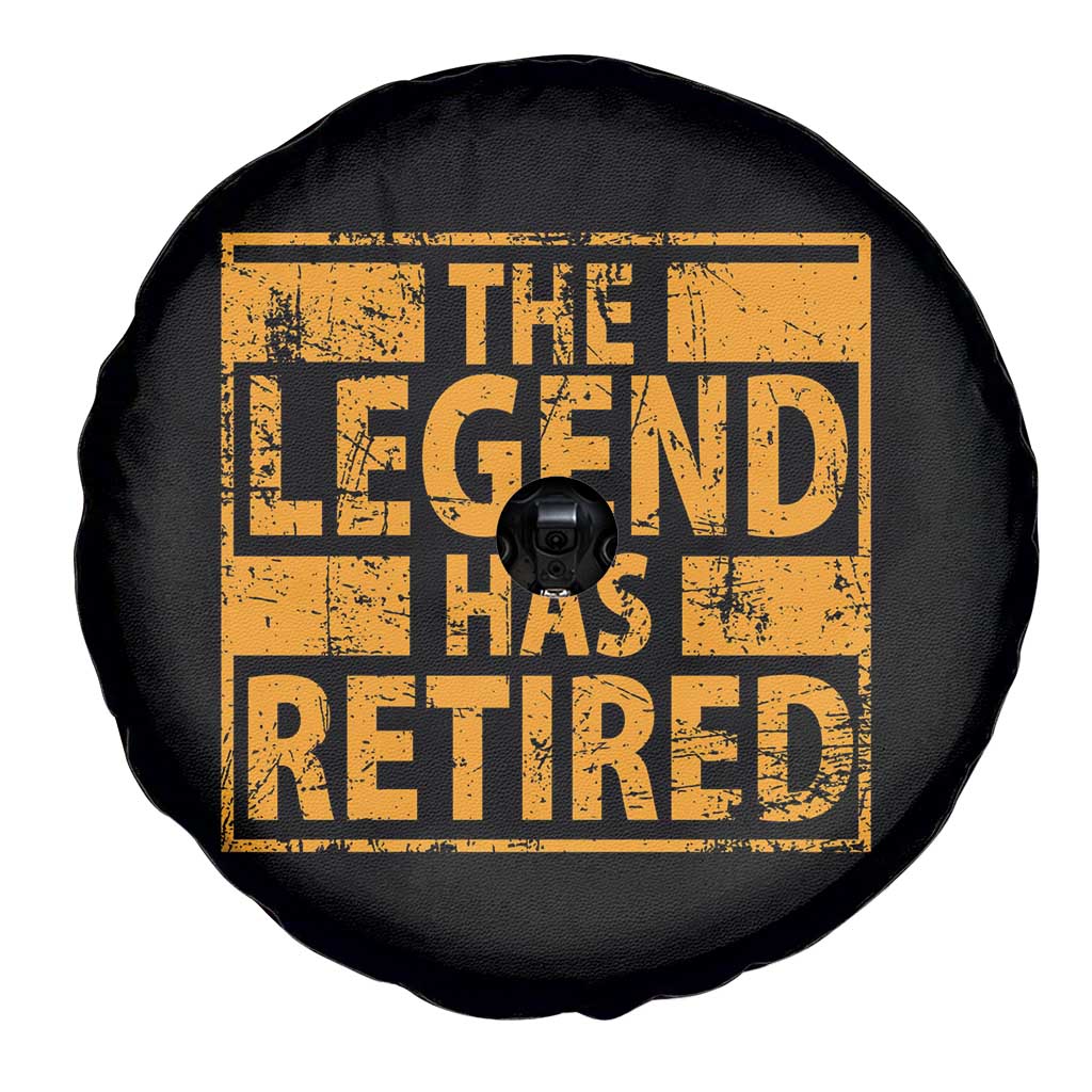 Retro The Legend Has Retired Spare Tire Cover Retirement Gifts