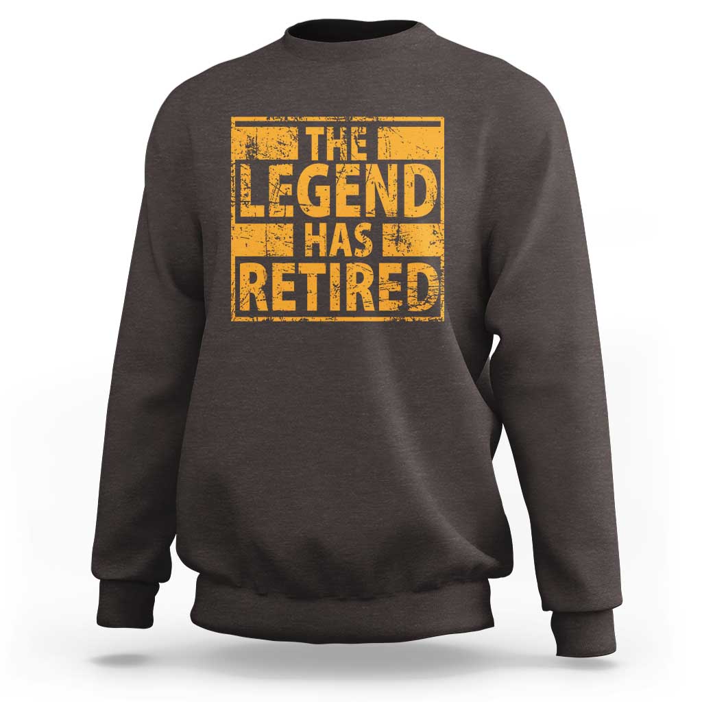 Retro The Legend Has Retired Sweatshirt