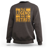 Retro The Legend Has Retired Sweatshirt
