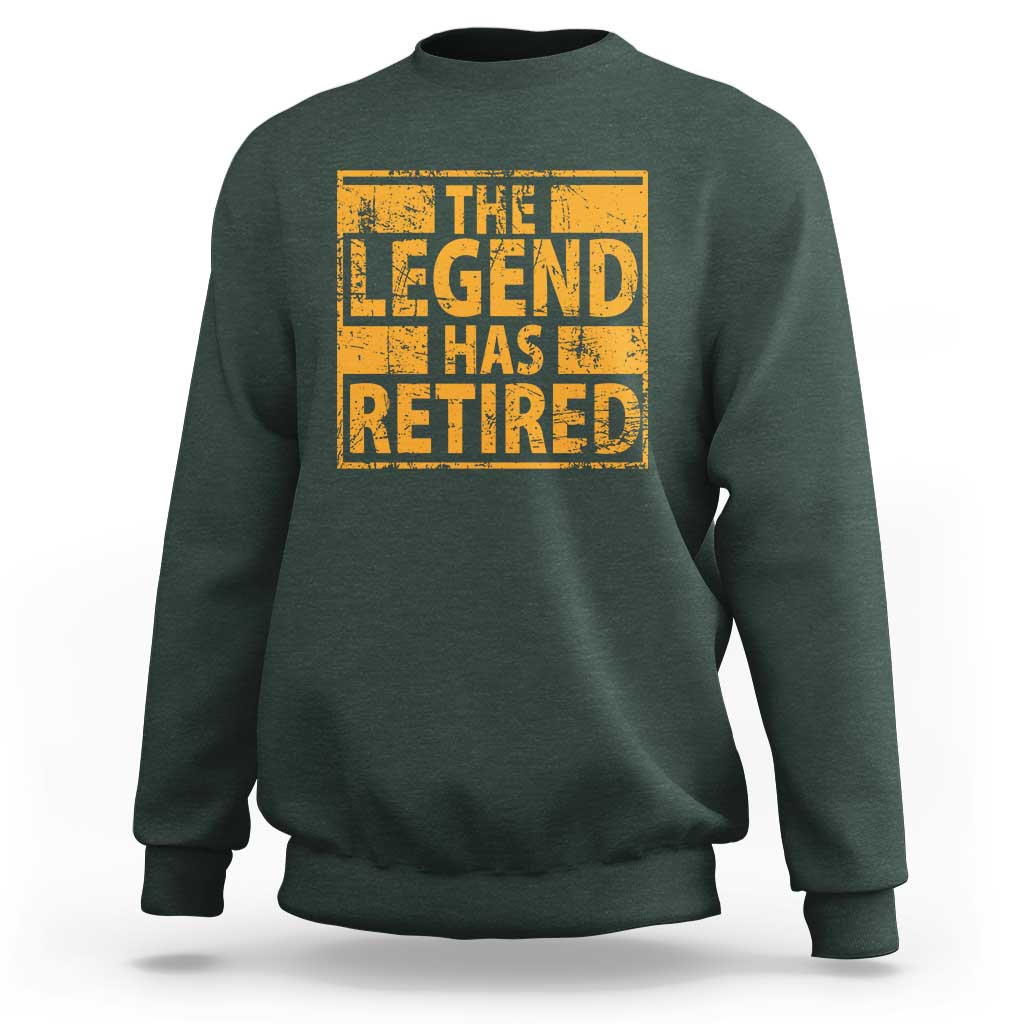 Retro The Legend Has Retired Sweatshirt