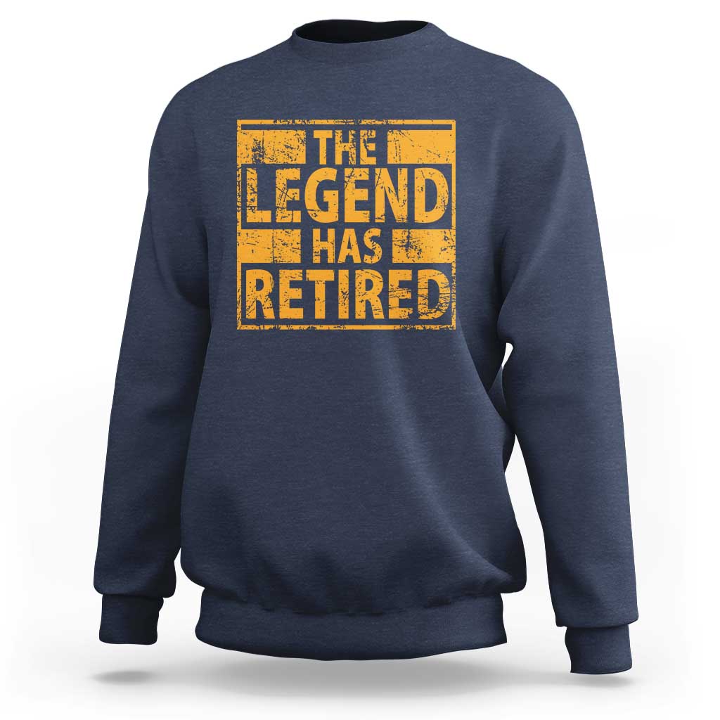 Retro The Legend Has Retired Sweatshirt
