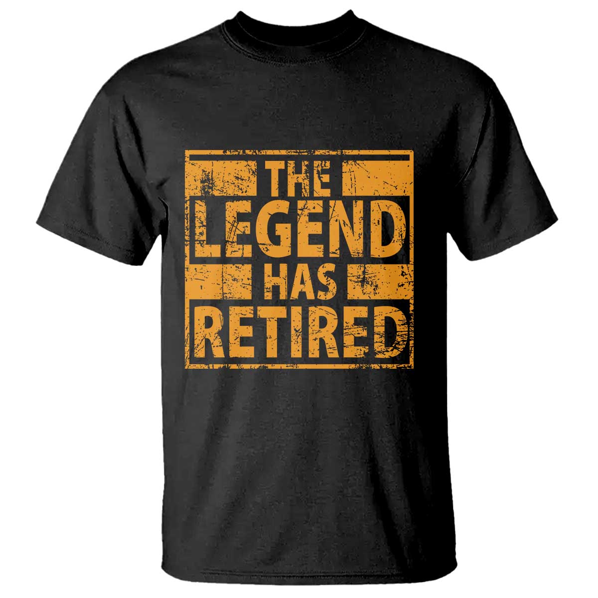 Retro The Legend Has Retired T Shirt