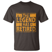 Retro The Legend Has Retired T Shirt