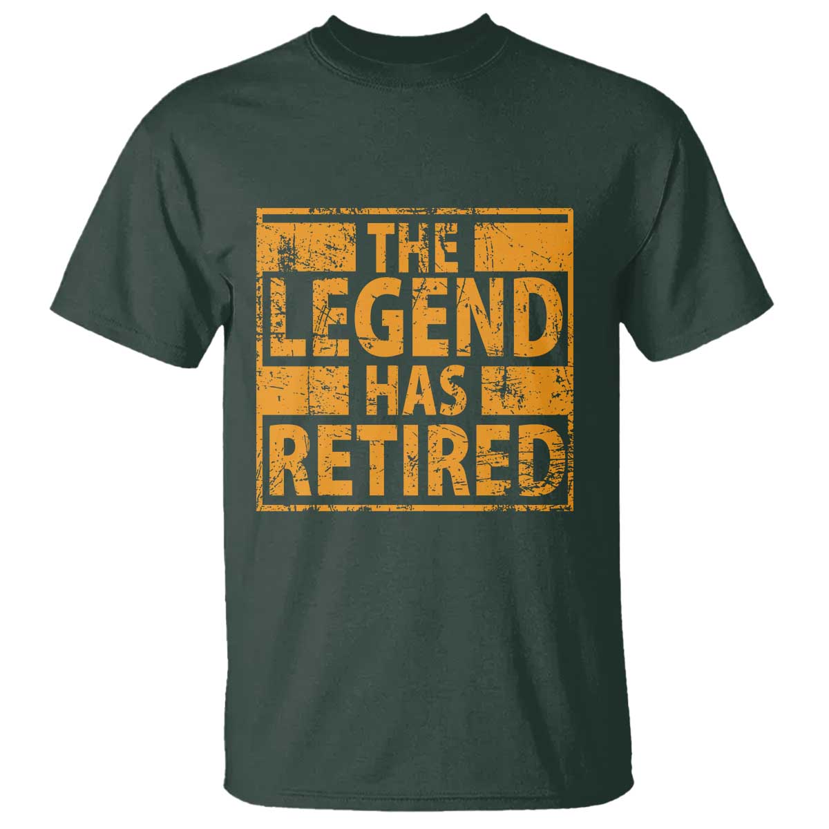 Retro The Legend Has Retired T Shirt