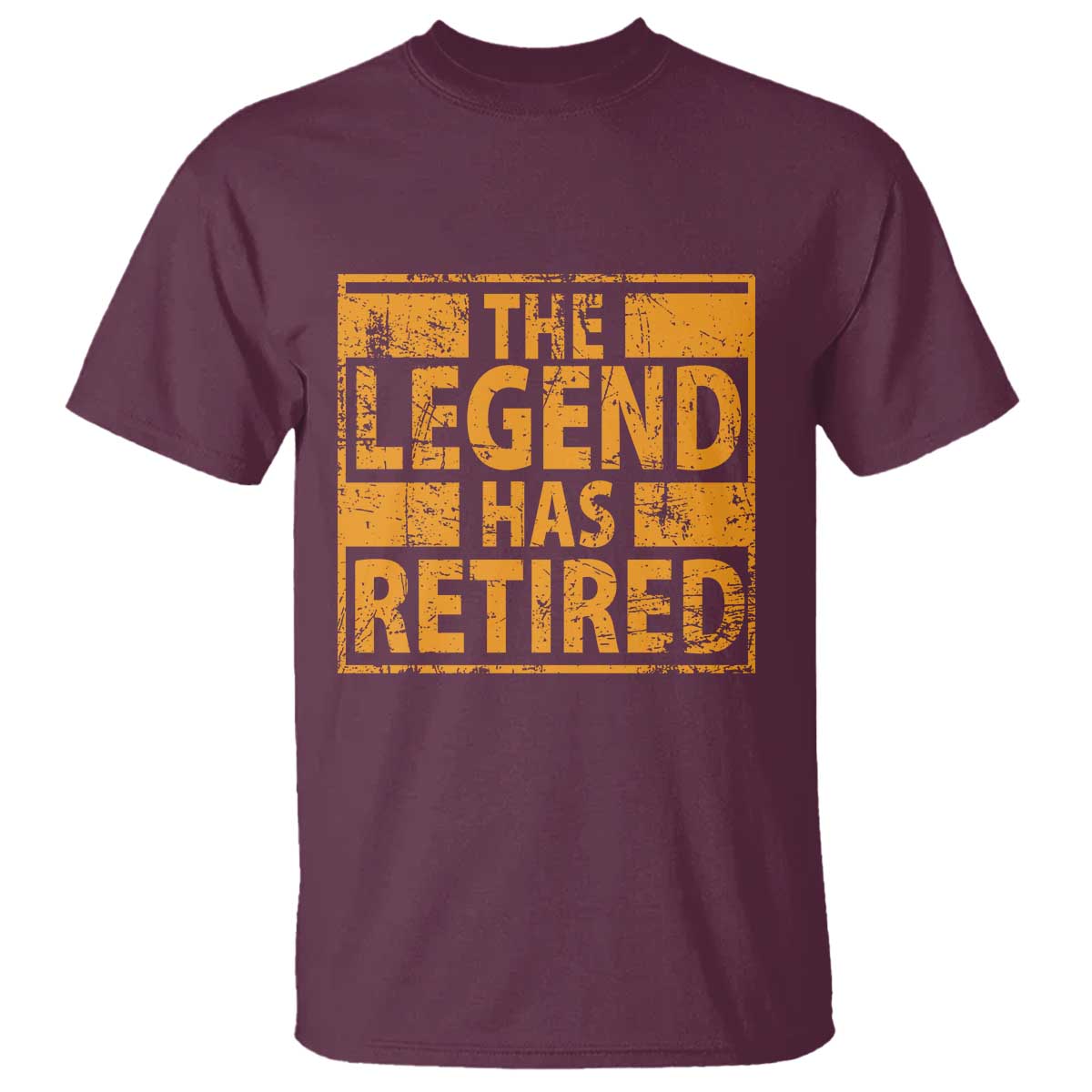 Retro The Legend Has Retired T Shirt