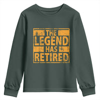 Retro The Legend Has Retired Youth Sweatshirt