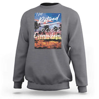 Funny Retirement Gift Sweatshirt I'm Retired It's 5 O'Clock Everywhere Beach Summer Vibes