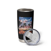 Funny Retirement Gift Tumbler Cup I'm Retired It's 5 O'Clock Everywhere Beach Summer Vibes