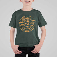 Retired Est 2026 T Shirt For Kid Not My Problem Anymore Vintage Retirement Gifts - Wonder Print Shop