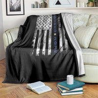 Retired 2025 Throw Blanket Not My Problem Anymore Vintage American Flag - Wonder Print Shop
