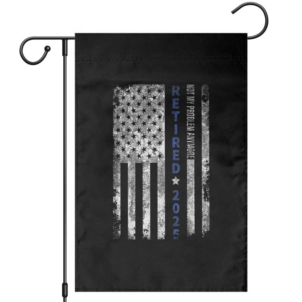 Retired 2025 Garden Flag Not My Problem Anymore Vintage American Flag - Wonder Print Shop