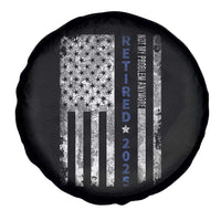 Retired 2025 Spare Tire Cover Not My Problem Anymore Vintage American Flag - Wonder Print Shop