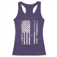 Retired 2025 Racerback Tank Top Not My Problem Anymore Vintage American Flag - Wonder Print Shop