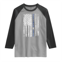 Retired 2025 Raglan Shirt Not My Problem Anymore Vintage American Flag - Wonder Print Shop