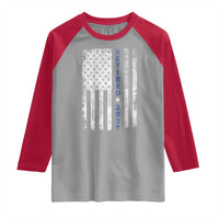 Retired 2025 Raglan Shirt Not My Problem Anymore Vintage American Flag - Wonder Print Shop