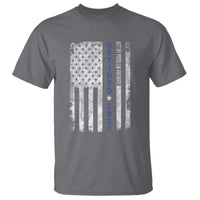 Retired 2025 T Shirt Not My Problem Anymore Vintage American Flag - Wonder Print Shop