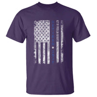 Retired 2025 T Shirt Not My Problem Anymore Vintage American Flag - Wonder Print Shop