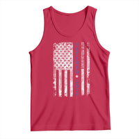 Retired 2025 Tank Top Not My Problem Anymore Vintage American Flag - Wonder Print Shop