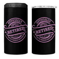 Retired Est 2025 4 in 1 Can Cooler Tumbler Not My Problem Anymore Vintage Pink Retirement Gifts TS10