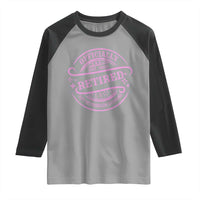 Retired Est 2025 Raglan Shirt Not My Problem Anymore Vintage Pink Retirement Gifts TS10