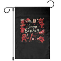 Alabama Baseball Garden Flag Cute Trendy Bama Fan Game Day Doodle