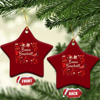 Alabama Baseball Ceramic Ornament Cute Trendy Bama Fan Game Day Doodle