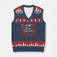 Alabama Baseball V-Neck Knit Sweater Vest Cute Trendy Bama Fan Game Day Doodle