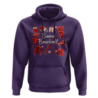Alabama Baseball Hoodie Cute Trendy Bama Fan Game Day Doodle